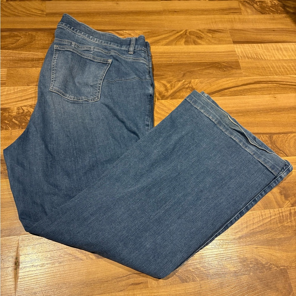 torrid Blue Wide Leg Flare Jeans
